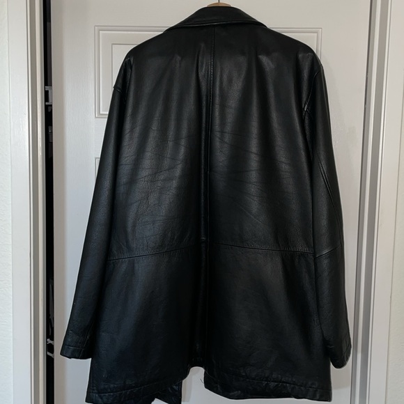 Mens Wilsons leather jacket- M Julian size Large - Picture 4 of 16